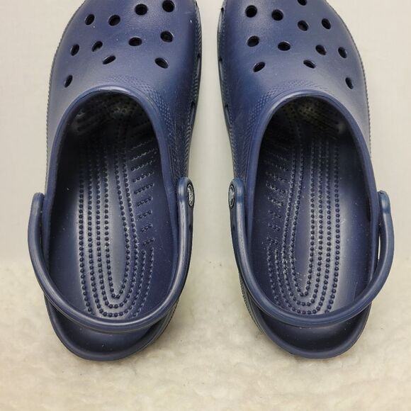 Crocs Classic Clog Slip On Shoes NAVY US Size Men\'s 9 Women\'s 11